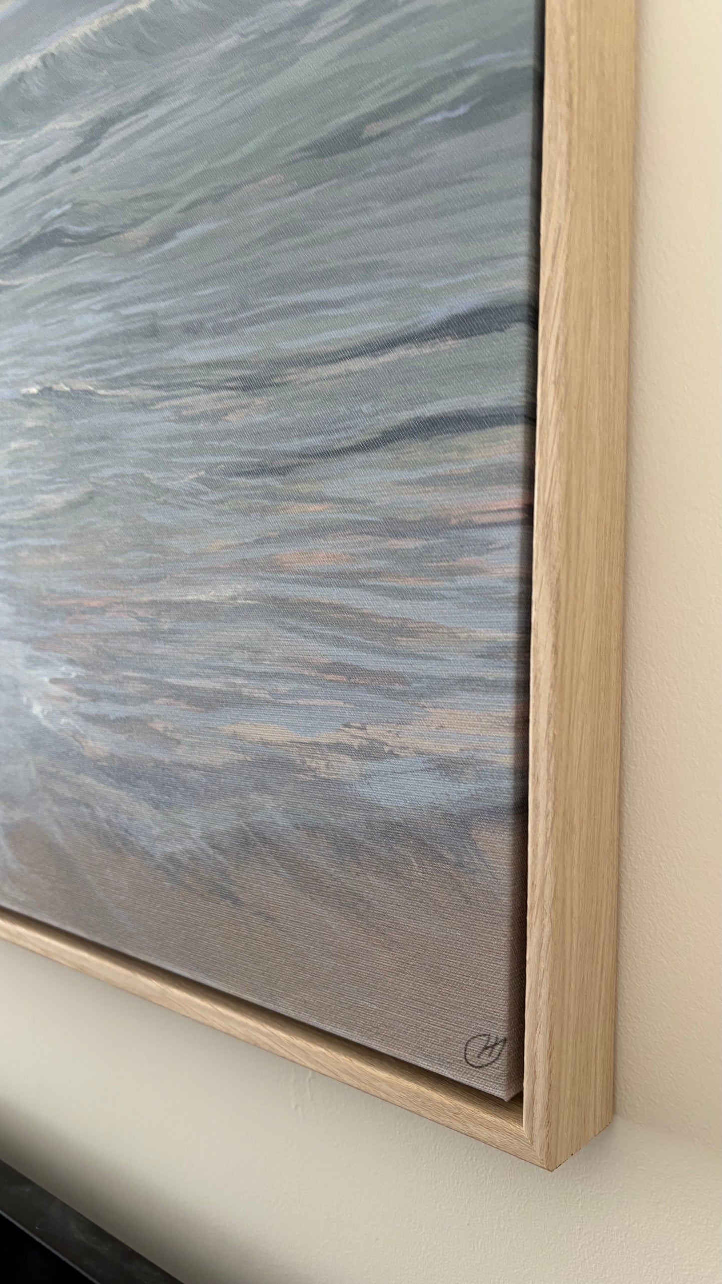 “Divine Light” Calming Sea Canvas