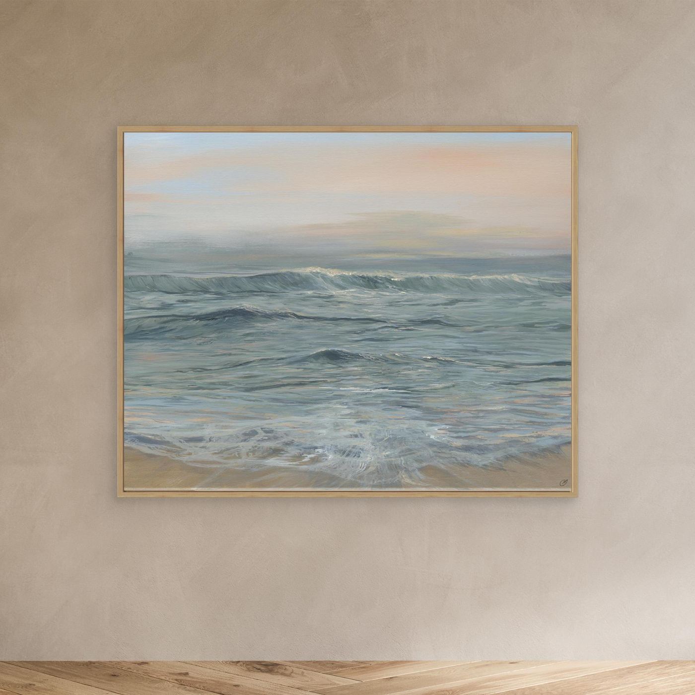 “Divine Light” Calming Sea Canvas 