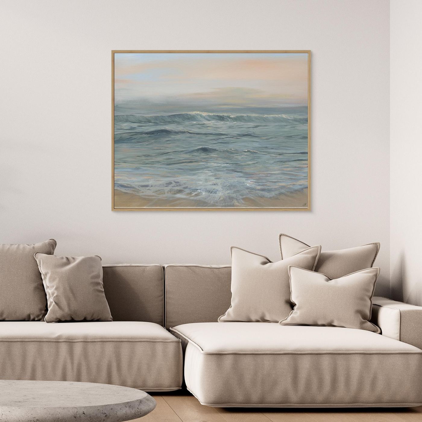 “Divine Light” Calming Sea Canvas 
