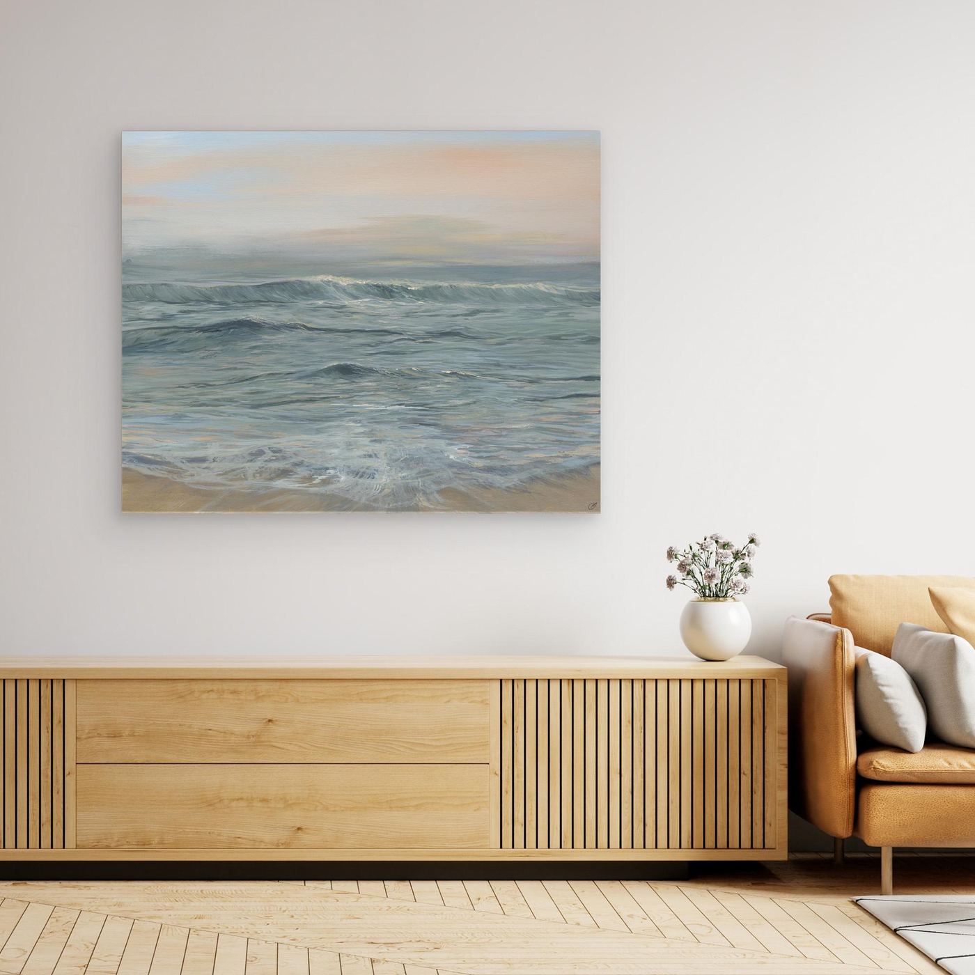 “Divine Light” Calming Sea Canvas 