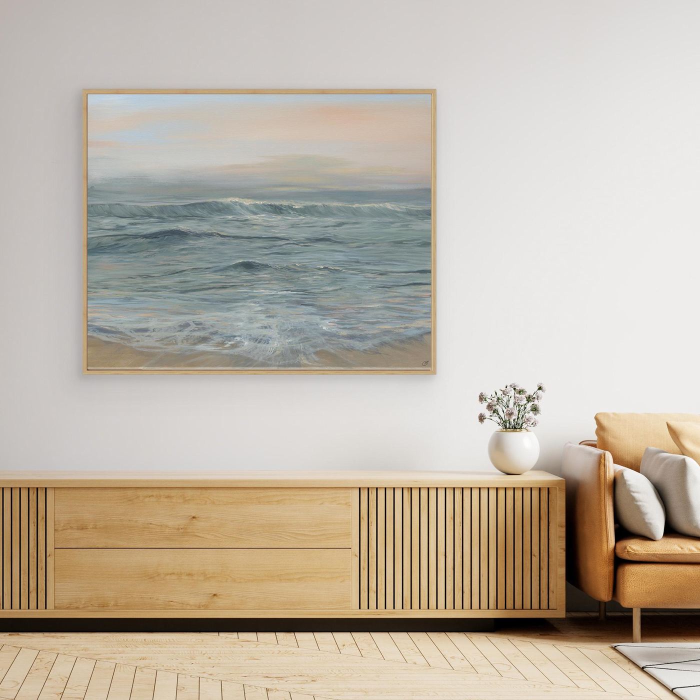 “Divine Light” Calming Sea Canvas 