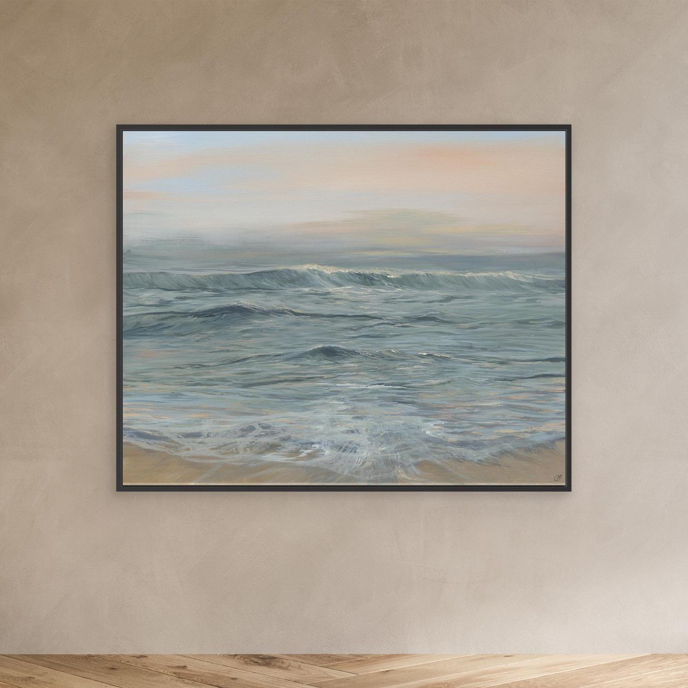 “Divine Light” Calming Sea Canvas 