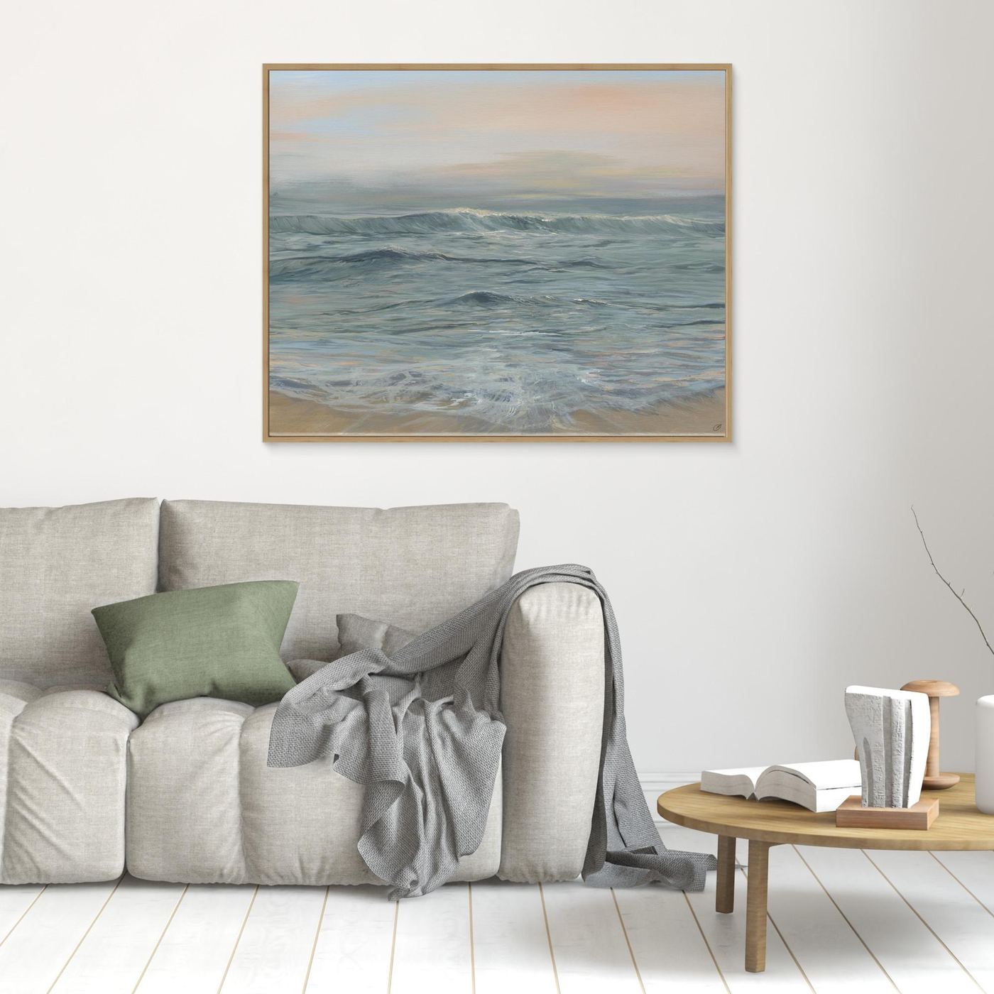 “Divine Light” Calming Sea Canvas 